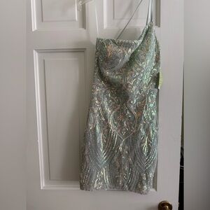 Windsor Mint Sequin Dress